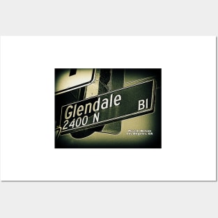 Glendale Boulevard, Los Angeles, California by Mistah Wilson Posters and Art